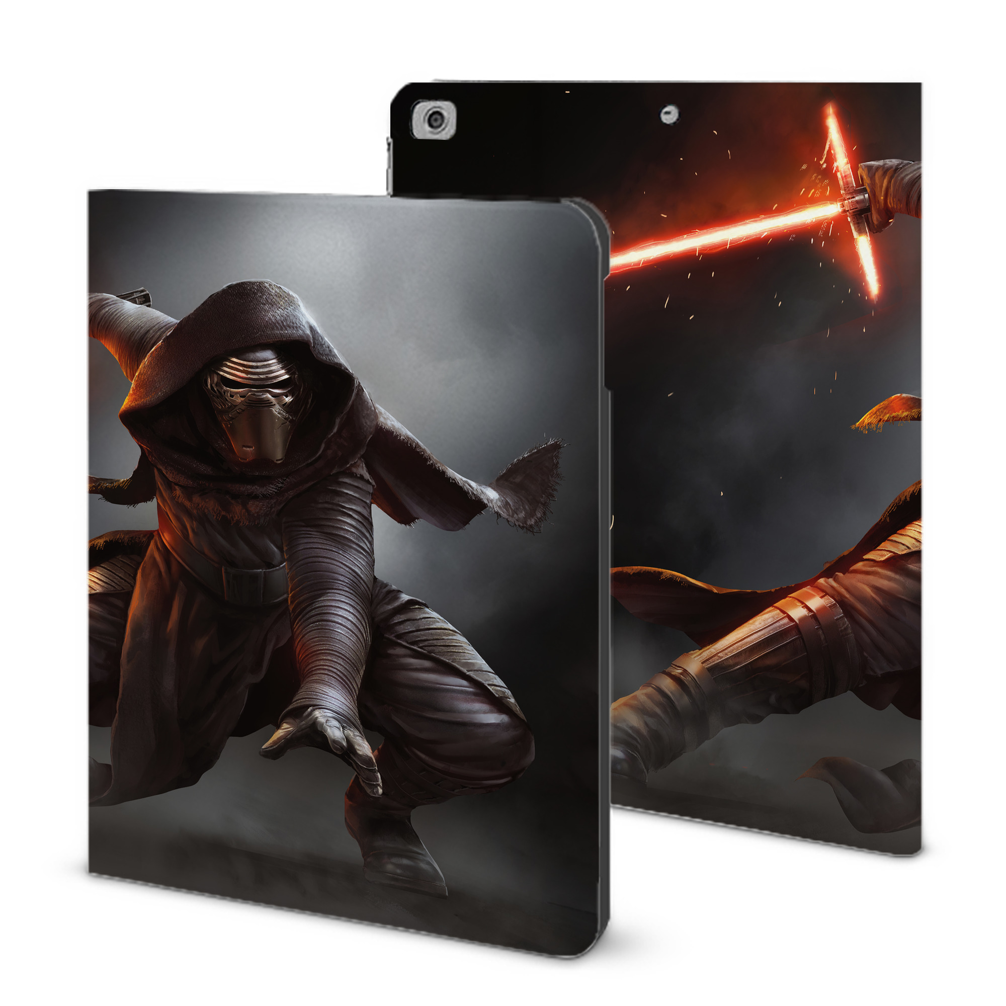 （画像用） スター・ウォーズ Star Wars IPad ケース ブック型 PUレザー TPU 耐衝撃 軽量 薄型 ペン収納なし 全面保護 IPad 各モデル対応